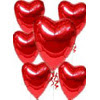  Antalya Melisa online ieki , iek siparii  17 adet FOLYO kalp grnmnde uan balon