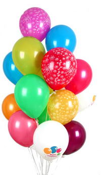  Antalya Melisa hediye iek yolla  30 adet uan balon buketi demeti renkli